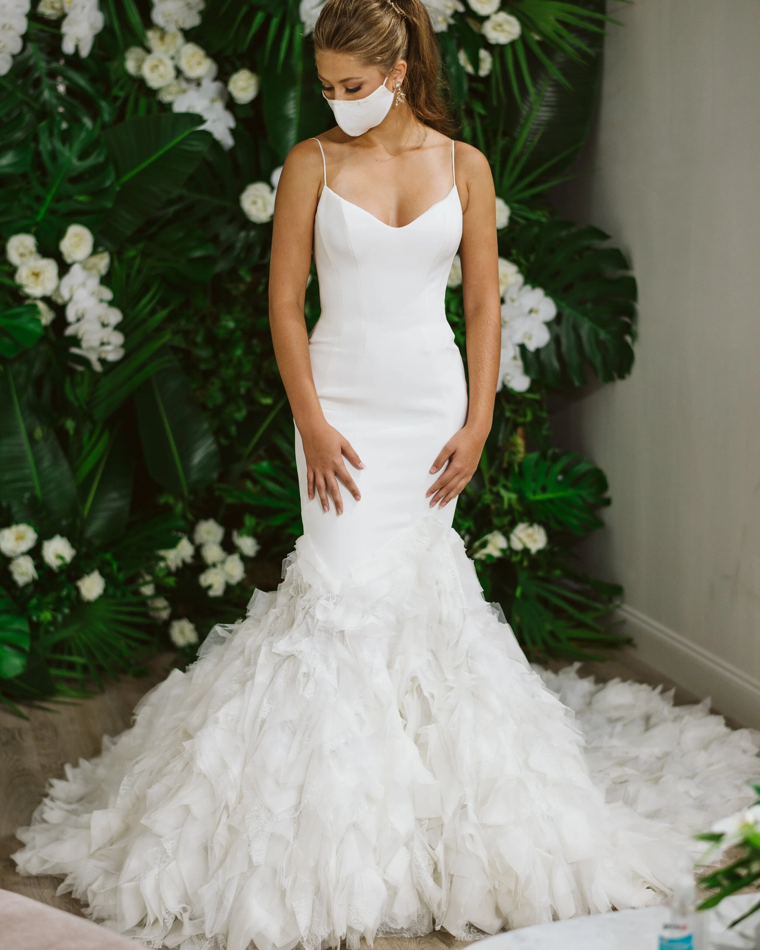 Ines di top santo brynn gown